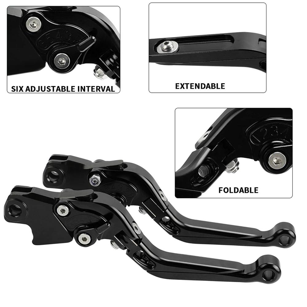 Leviers de frein et d'embrayage extensibles et réglables avec poignées de guidon, pour moto YAMAHA B