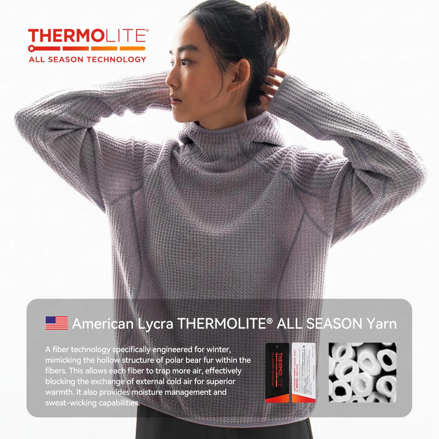 Thermolite®   Sweat à capuche: 2025 hiver sweat à capuche léger et chaud unisexe couleur unie épaiss