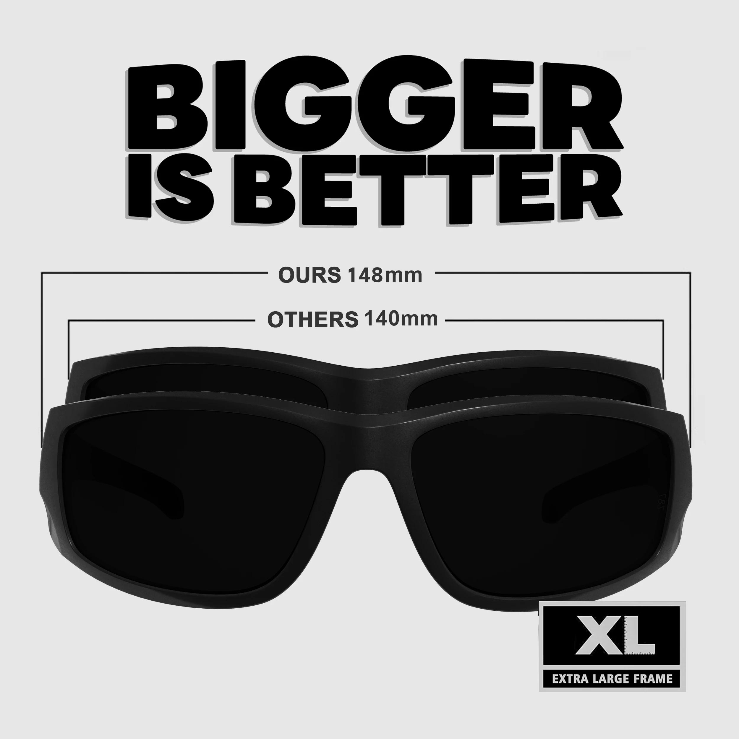 XL Z87 lunettes de soleil enveloppantes de sécurité pour le travail pour grandes têtes hommes femmes