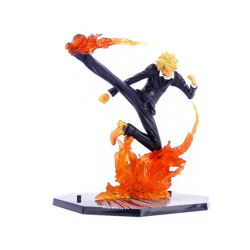Figurine d'anime une pièce Luffy Roronoa Zoro, Statue Manga sa-maximum à trois lames, jouets modèles
