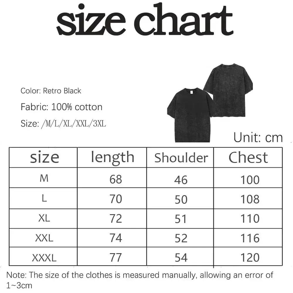 T-shirt unisexe Gengar Pokémon Anime surdimensionné pour homme, style vintage délavé, tee-shirt à ma