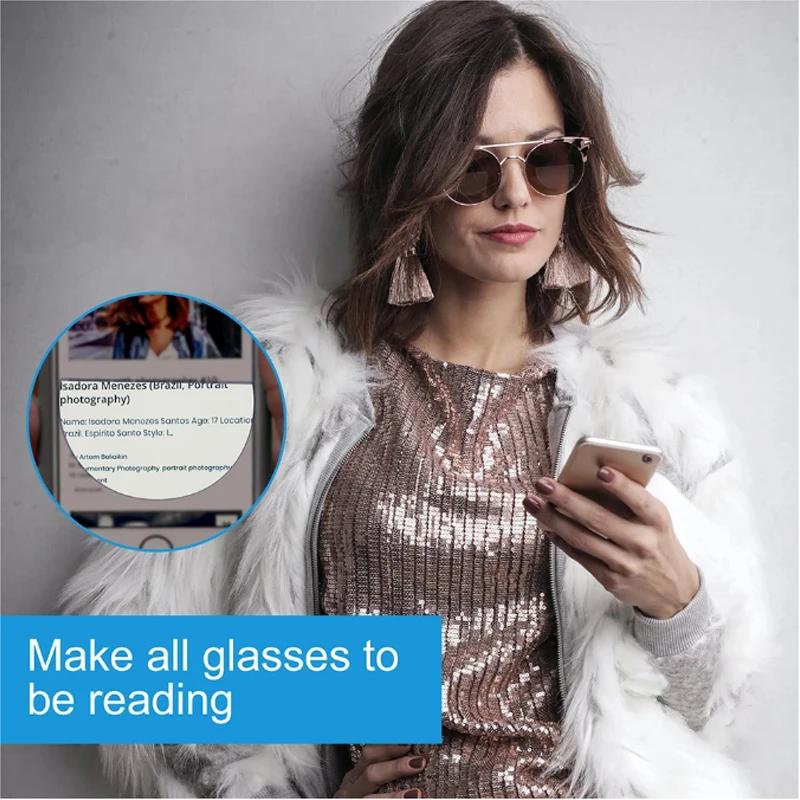 Lunettes de lecture bifocales en Silicone liquide, verres à coller, unisexe, portables, réutilisable
