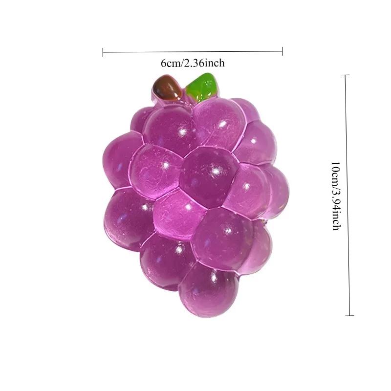 Squishy fruits raisins Fidget jouet presser soulagement du Stress jouet à main Anti-anxiété fruits e