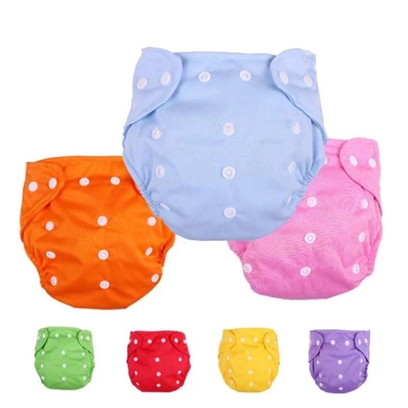 Couches pour bébé lavables et réutilisables, grille en coton écologique, pantalon d'entraînement, co