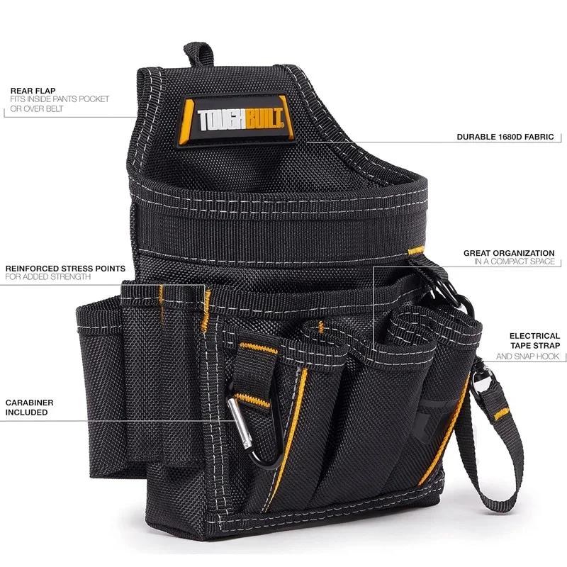 TOUGHBUILT-Poudres d'électricien portables, degré d'usure, ceinture rembourrée souple, sangle initié