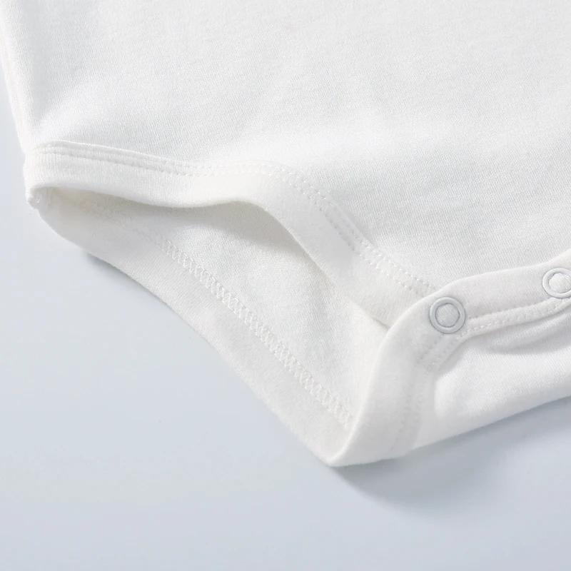 vêtements pour bébés Polo à manches longues pour nouveau-né, barboteuse pour tout-petits, 100% coton