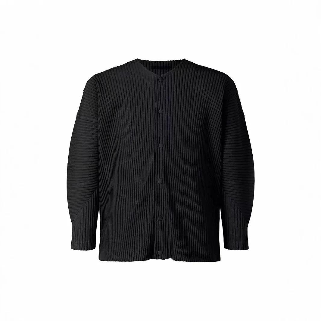 Miyake été 2025 nouveau Cardigan chemise veste plissée mode plissée tendance affaires banlieue polyv