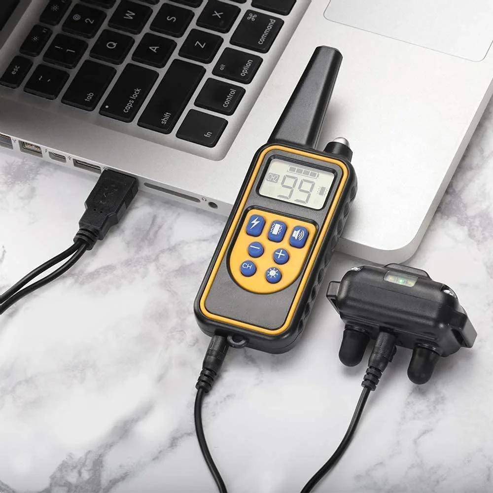 Collier d'entraînement électrique pour chien, collier d'entraînement aux chocs, télécommande électro