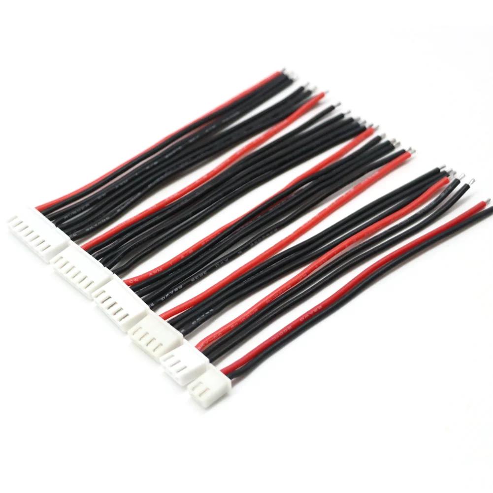 Câble de chargeur d'équilibre de batterie Lipo, 5 pièces/lot, 1S 2s 3s 4s 5s 6s, connecteur IMAX B6,