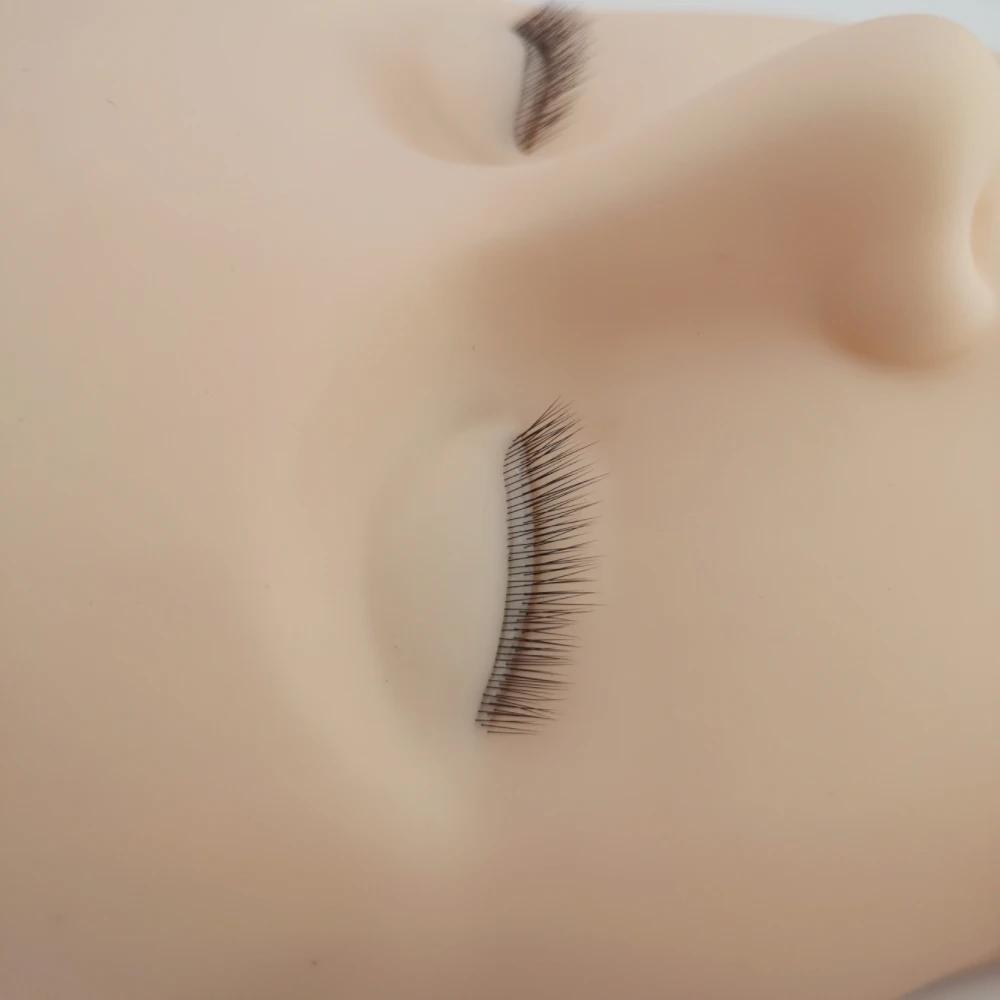Tête de Mannequin 4D pour la Pratique de l'Extension des Cils, Outils de Formation au Greffage avec 