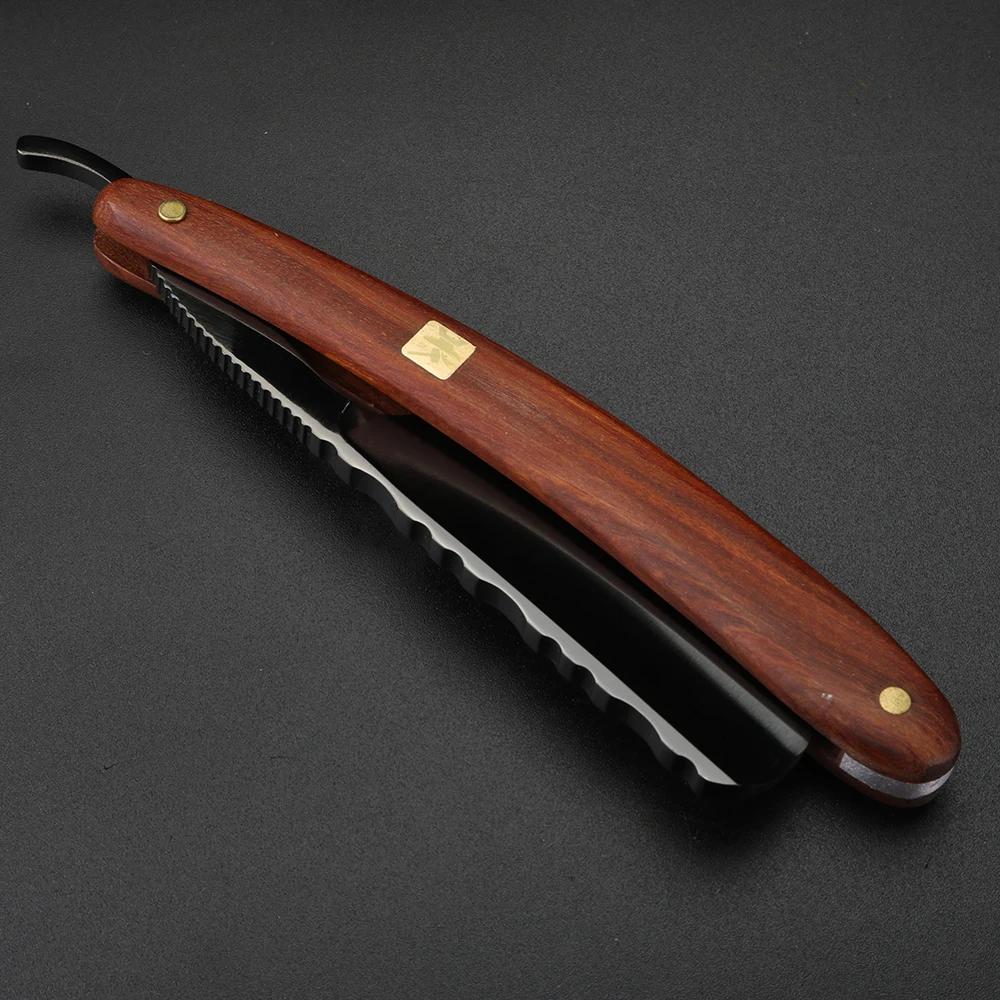 XUANFENG rasoir traditionnel à l'ancienne couteau de rasage manuel 9cr18 couteau de rasage en acier 