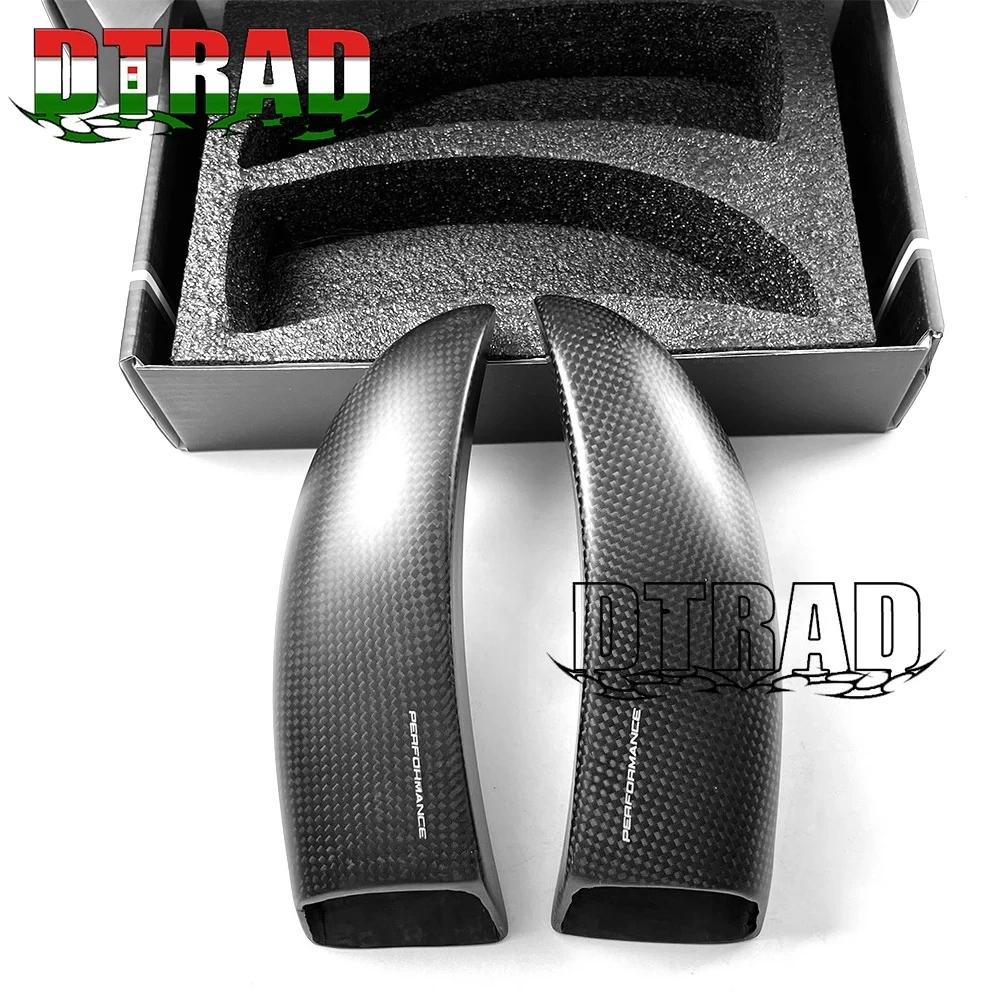 Couvercle de radiateur d'étrier avant de moto, conduits d'air de refroidissement de frein en Fiber d