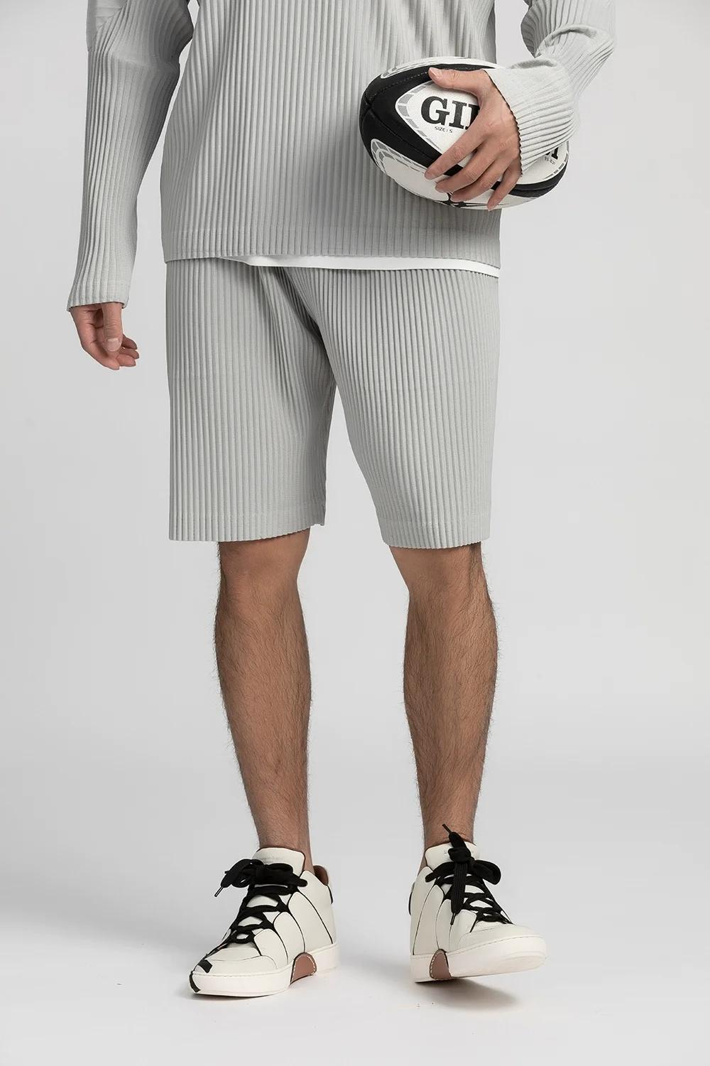Miyake short plissé pour hommes vêtements Shorts décontractés amples vêtements d'été pour hommes Sho