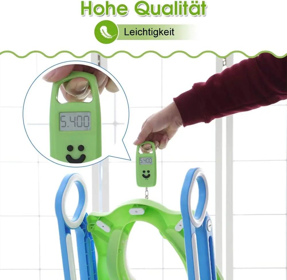 Entraîneur de Toilette Pot d'apprentissage avec Main Courante d'escalier Coussin Souple en PU Anti-d