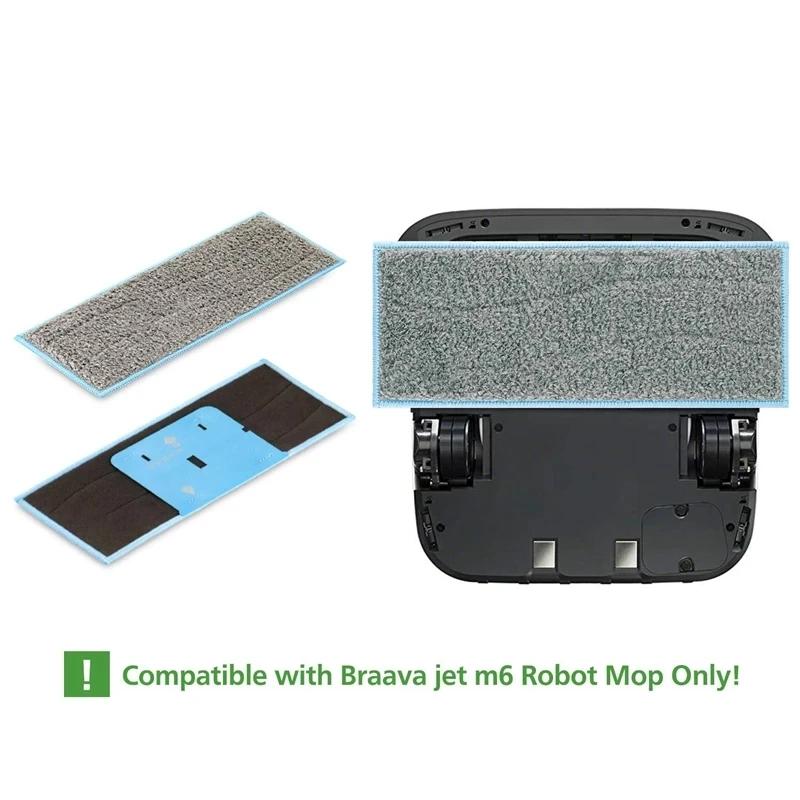 Pour iRobot Braava Jet M6 Robot aspirateur vadrouille tissus chiffons tampons accessoires de remplac