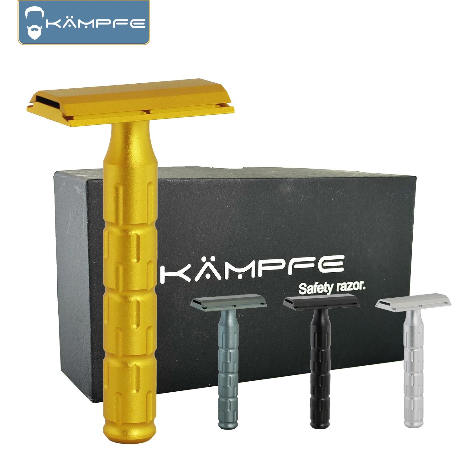 Rasoir de sécurité à double tranchant en aluminium AL7075 de haute qualité, usiné CNC par KAMPFE, ca