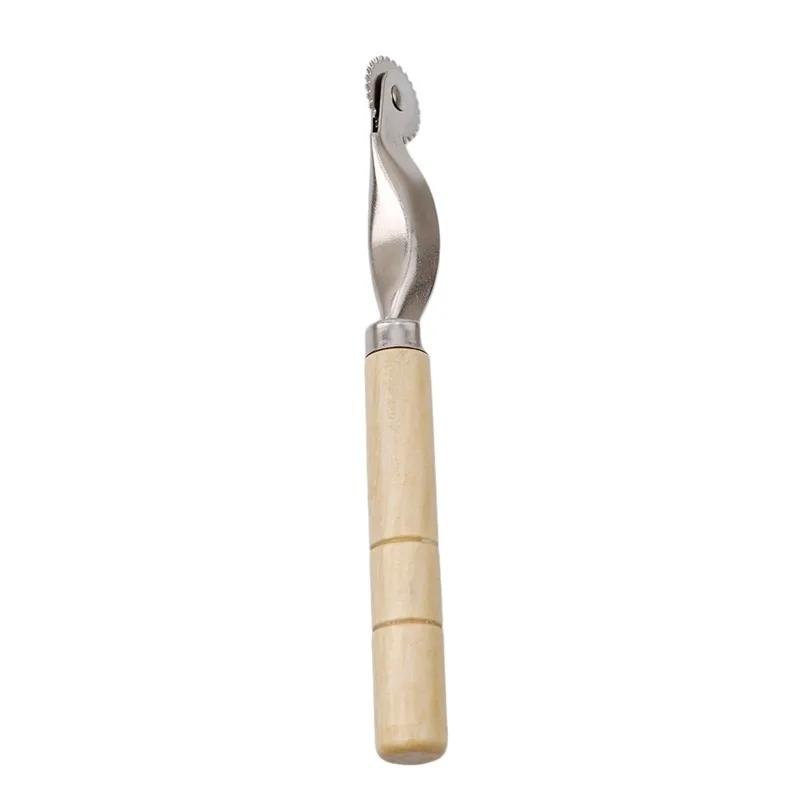 Kit d'outils de couture, accessoires, poignée pratique, traceur de motif de bord serrate, roue de cr