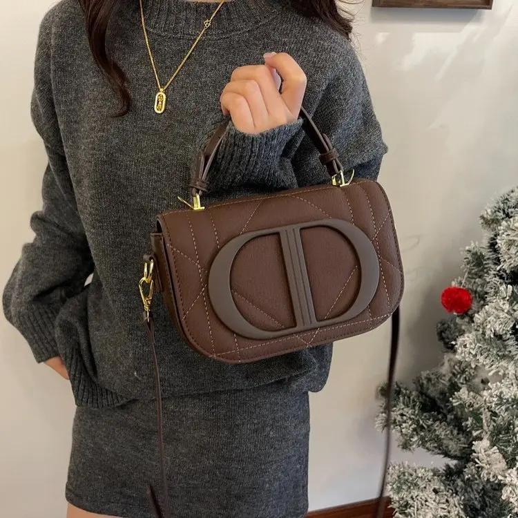 Sac à bandoulière élégant de créateur, sac à langer, sac fourre-tout en cuir de luxe pour femme, gra