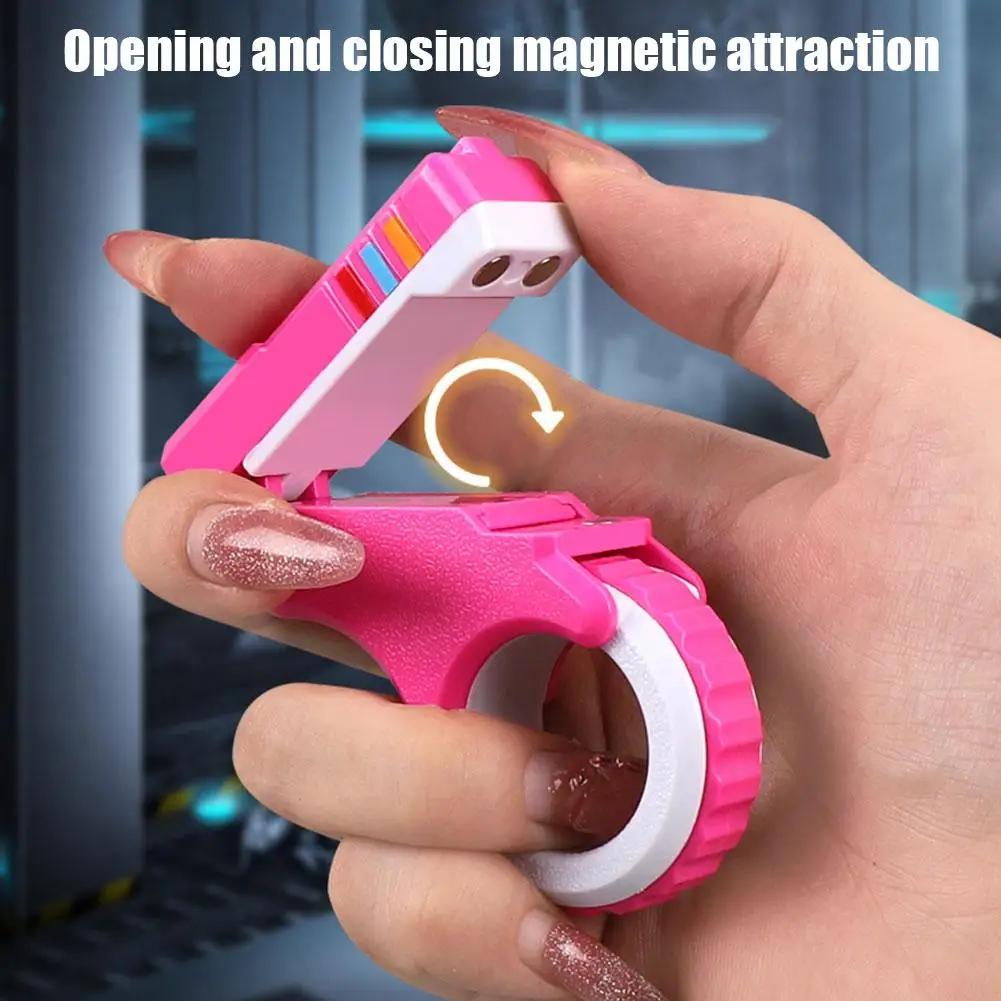 Curseurs de doigts rotatifs Fidget Toy bureau soulagement de la pression curseur cliquet doigt Fidge