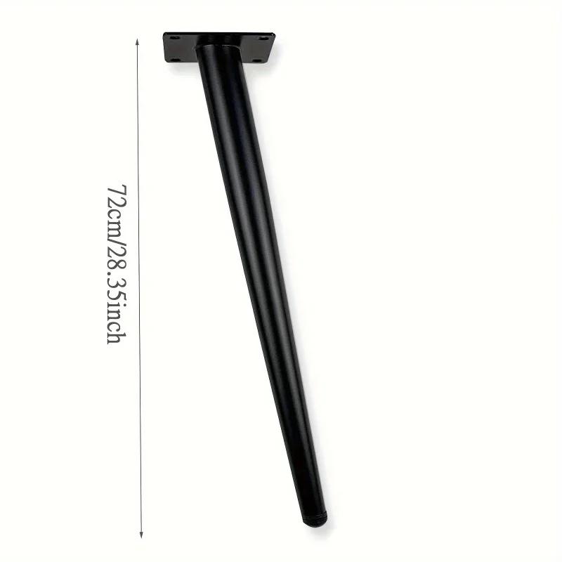 Pieds de canapé de base de table à manger inclinés, pieds d'armoire de meubles en métal pieds de sup