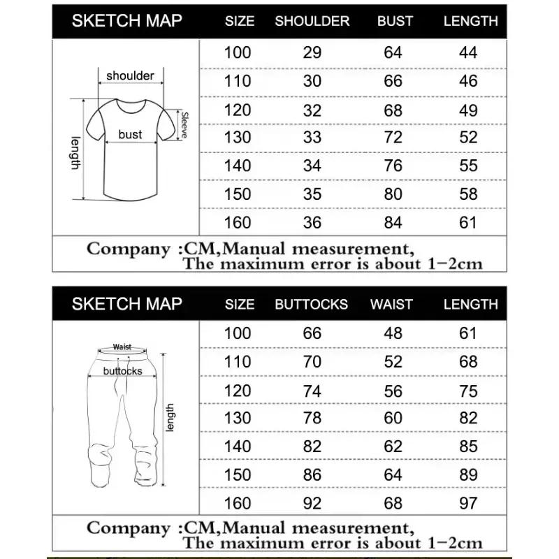 Ensemble de t-shirts de dessins animés de voitures pour hommes et femmes, loisirs en plein air, mode