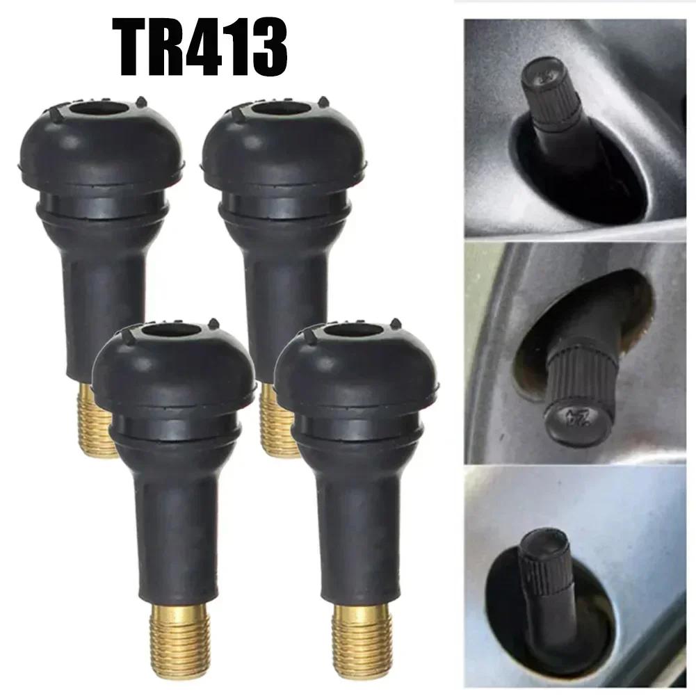 Tige de Valve en caoutchouc, tube de Valve en caoutchouc universel, buse Tubeless avec noyau de Valv