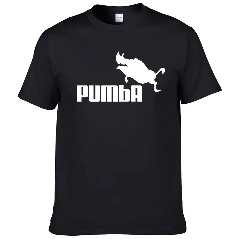 T-shirt imprimé PUMBA, été, hip-hop, sport, bas de tenue, manches courtes, sanglier volant, sanglier