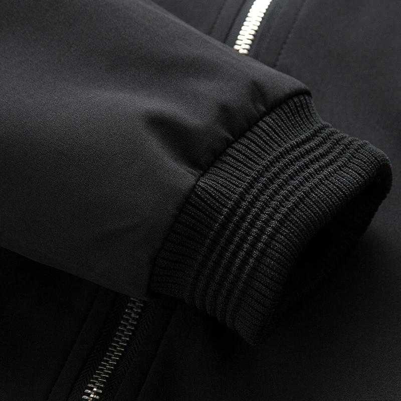Hommes Bomber veste mince à manches longues vestes de baseball hommes coupe-vent fermeture éclair co