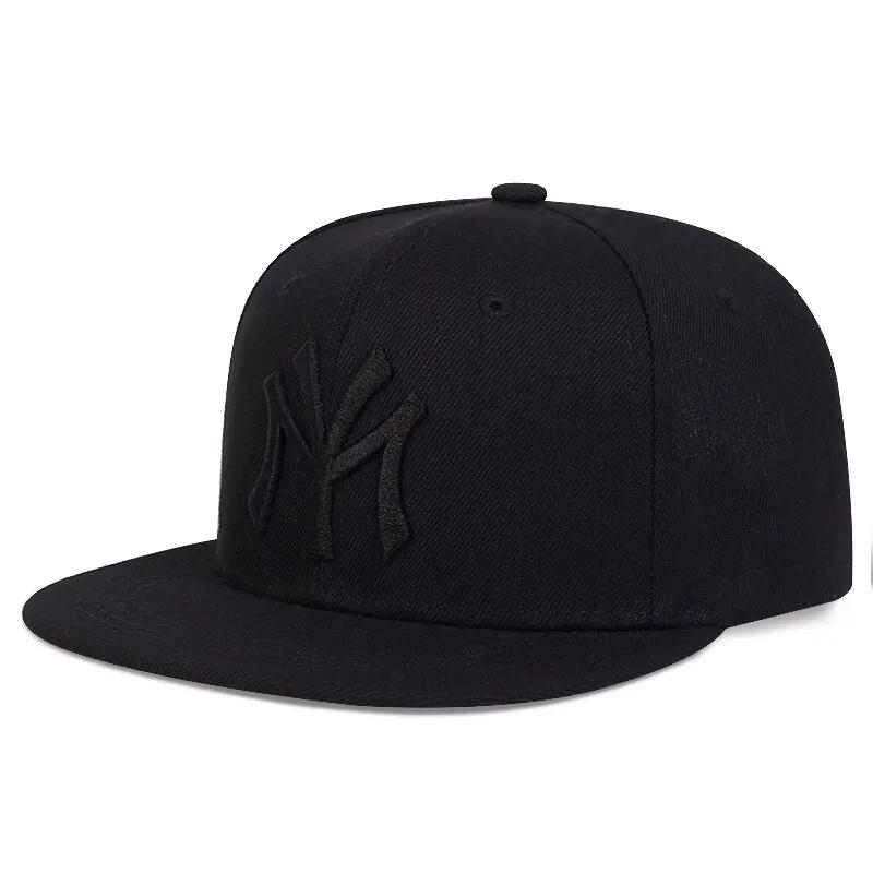 Chapeaux hip-hop brodés de lettres unisexes, casquettes de baseball décontractées réglables, chapeau