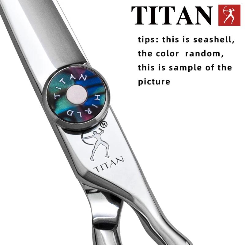 TITAN ciseaux de coiffeur professionnels coiffure coupe amincissement cisaillement salon outil de ch