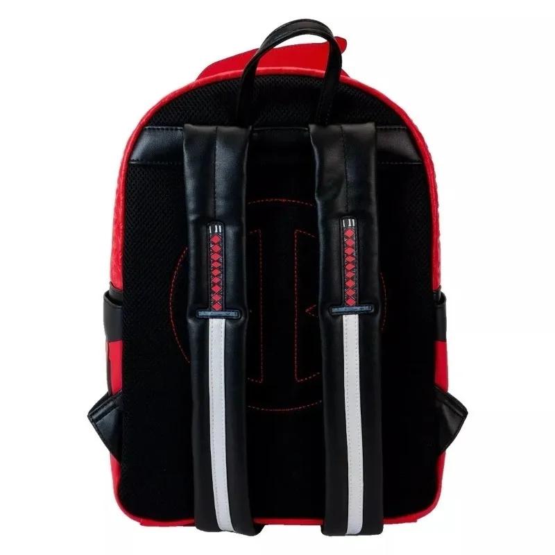 Sac à dos scolaire élégant Loungefly Deadpool 3, mini sac à dos pour sorties, cadeau