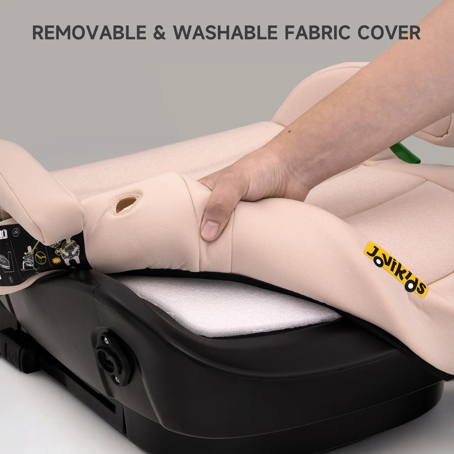 Siège rehausseur portable Jovikids OHHO+ avec porte-gobelet, pour siège auto de voyage pour enfants,