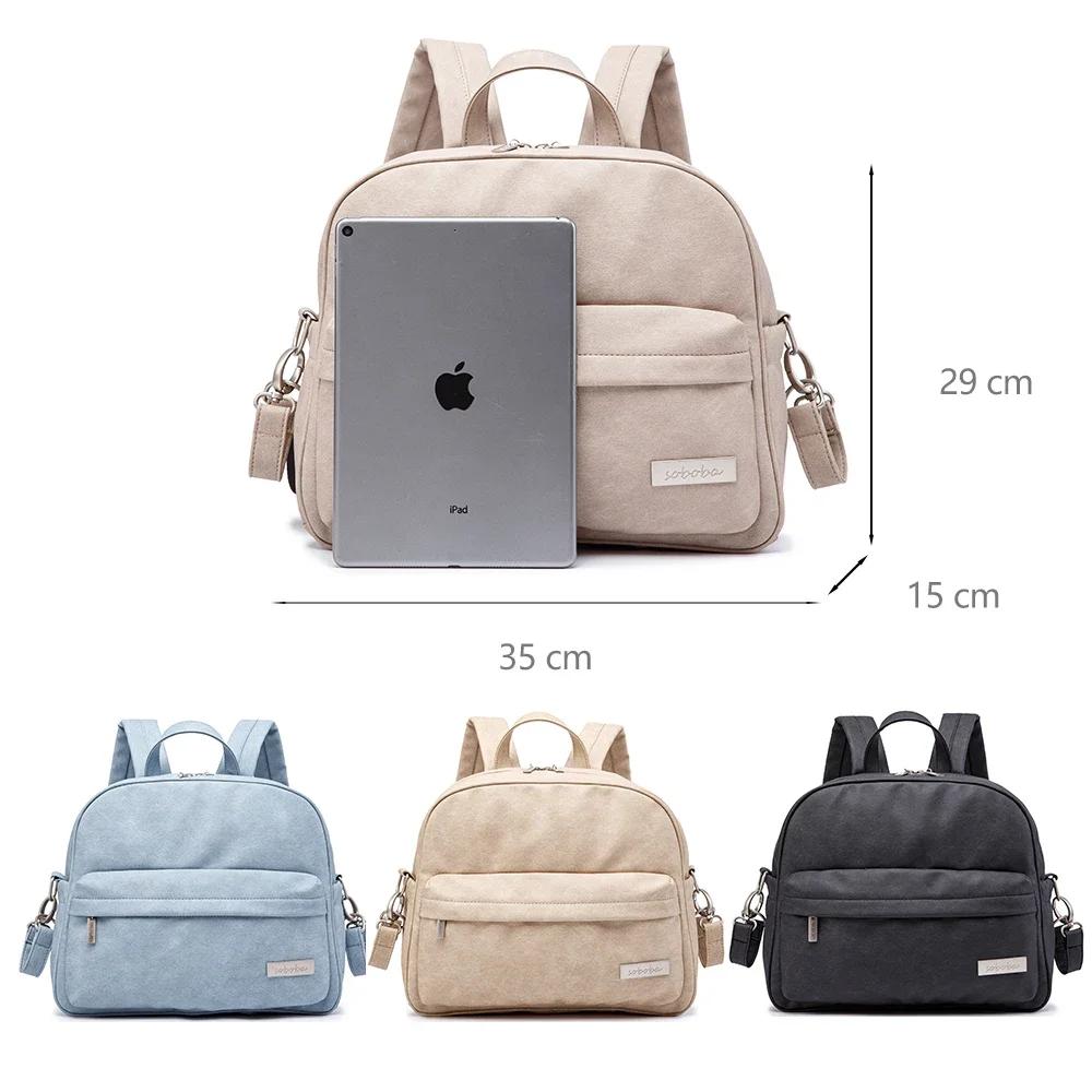 Sac à dos à couches imperméable multifonction - Style et praticité pour les soins de bébé