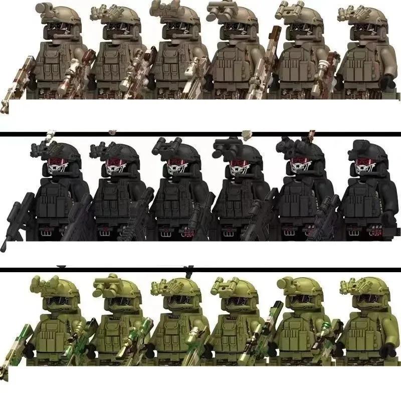 Forces spéciales militaires, soldats de la police, armes militaires, jouets et cadeaux pour les figu
