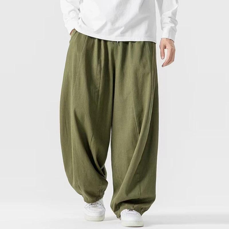 Pantalon Harem Décontracté Homme Grande Taille Nouvelle Collection Printemps 2026 Style Simple Stree