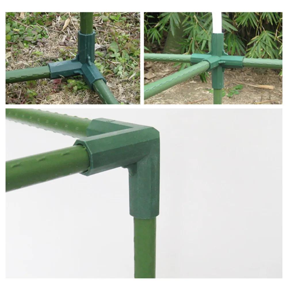 Raccord en PVC pour cadre de serre, support stable, connecteur de construction, 5 types, rapDuty, 16