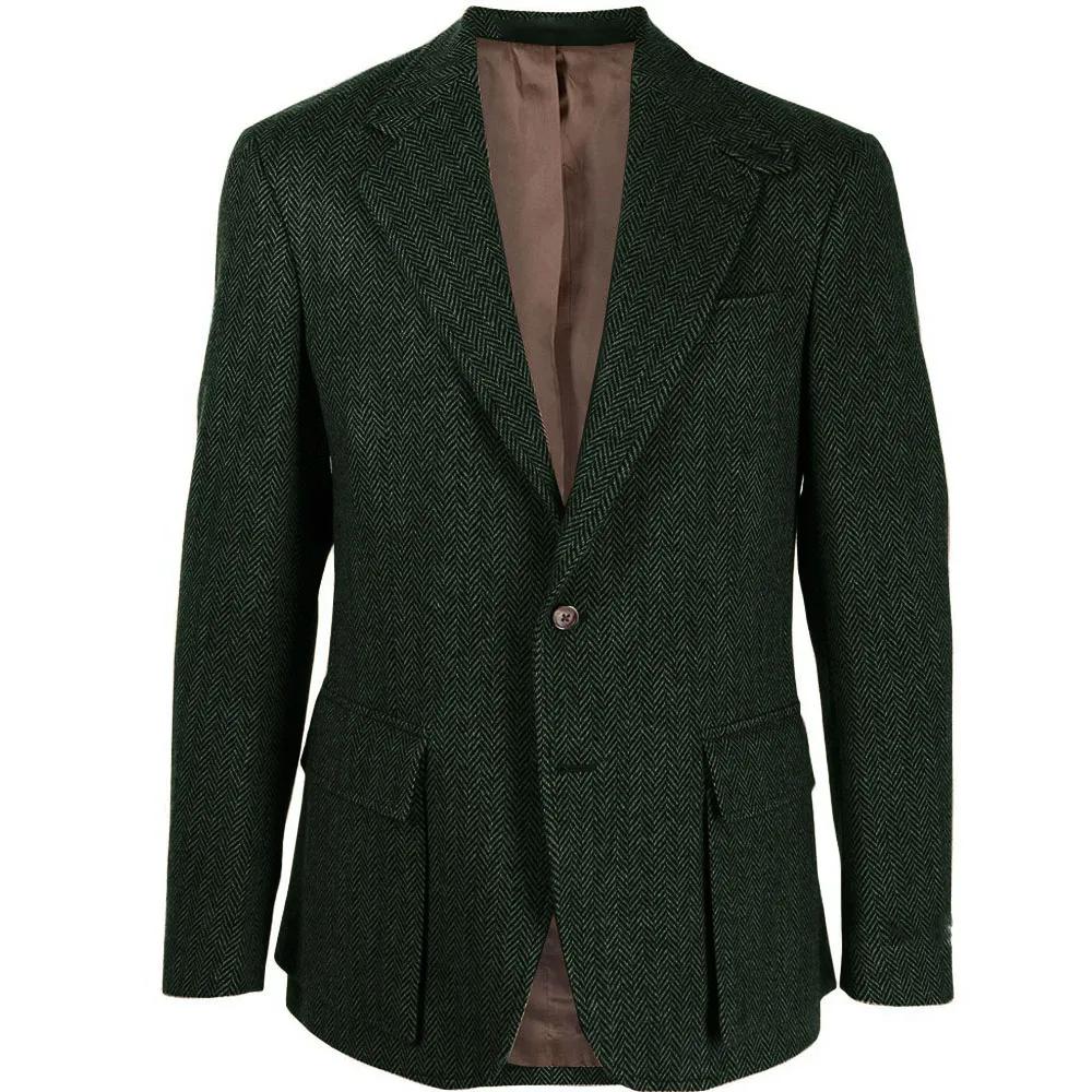 Élégant homme robe vestes hommes costume hommes nouvelle veste à chevrons affaires décontracté simpl
