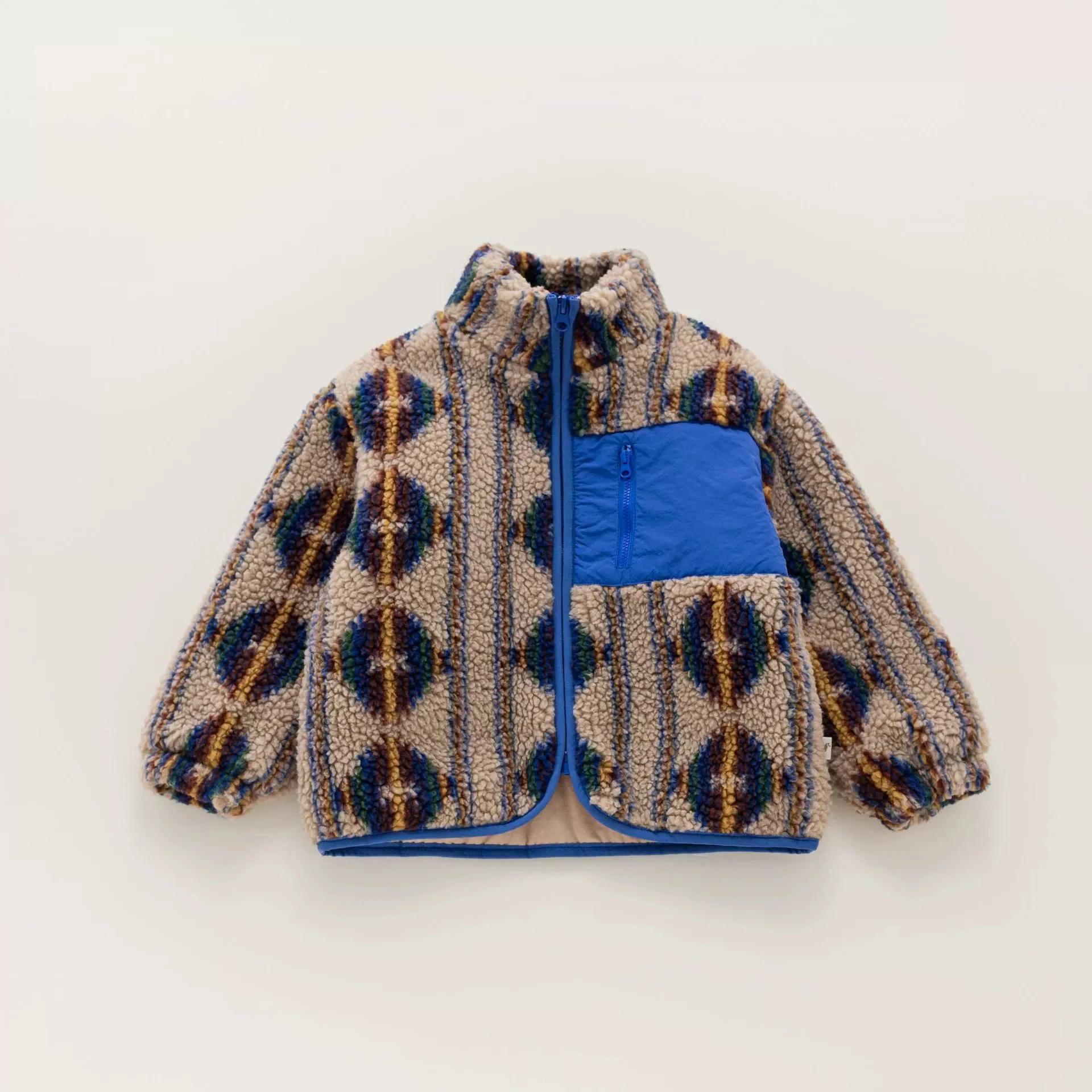 Veste décontractée en coton pour bébé, col vert Double face, nouvelle veste chaude en coton pour enf
