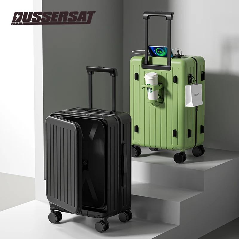 Nouvelle valise ouverte avant cabane boîtier de chariot 20/24/26 pouces cadre de haute qualité valis
