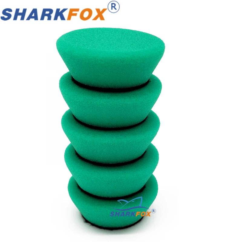Sharkfox 1 pouce/2 pouces Kit de tampon de polissage tampon de laine Fine éponge de cire Kit de tamp