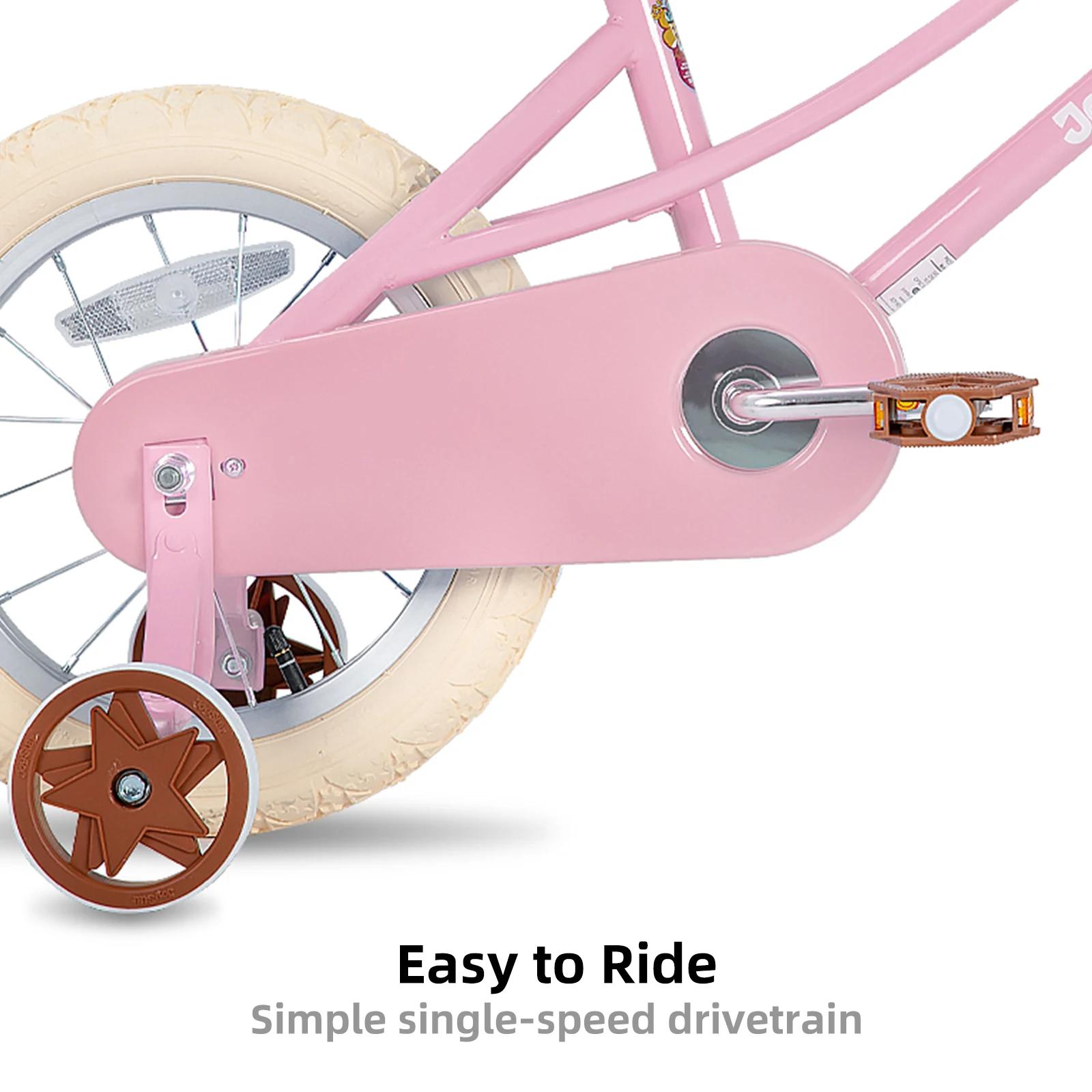 Entrepôt américain JOYSTAR Vélo pour filles pour 2 à 12 tout-petits et enfants, 12" 14" 16" 20" avec