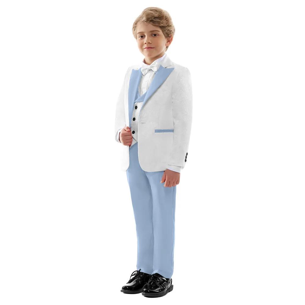 Ensemble de costume Paisley pour garçons de 3 à 14 ans, expédition 24 heures sur 24, costumes formel
