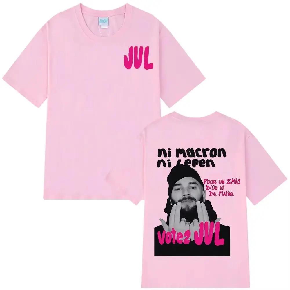 T-shirt Y2K Hip-hop 2026 JUL, rappeur français, imprimé graphique tendance, en coton, décontracté, e