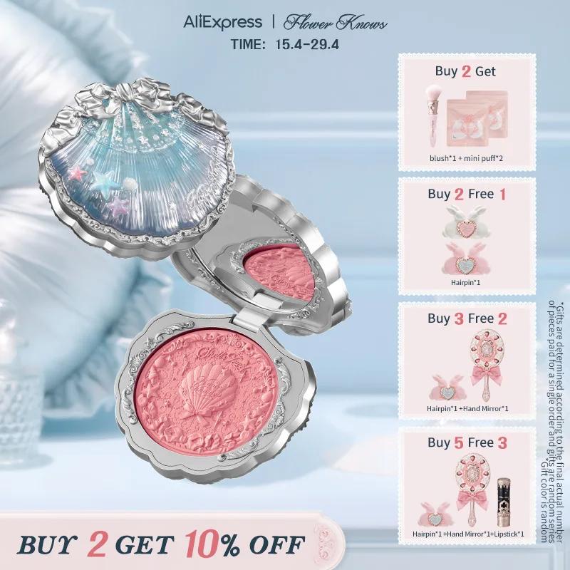 Flower Knows Shell's Jewel Collection Blush en satin de soie