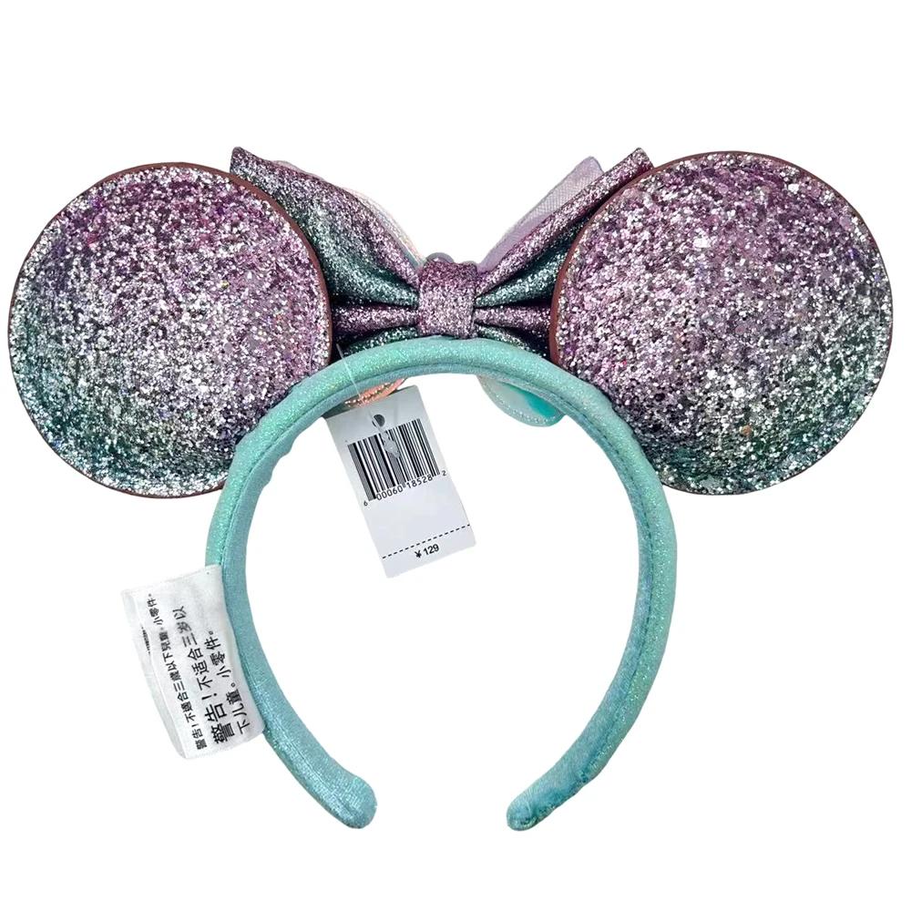 Disney Mickey Minnie Mouse oreilles bandeau pour filles adultes sirène coquille arc bandeau Festival