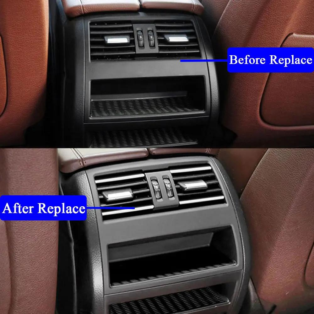Grille d'aération de climatiseur de console arrière de voiture, assemblage de pièce d'invitation, BM