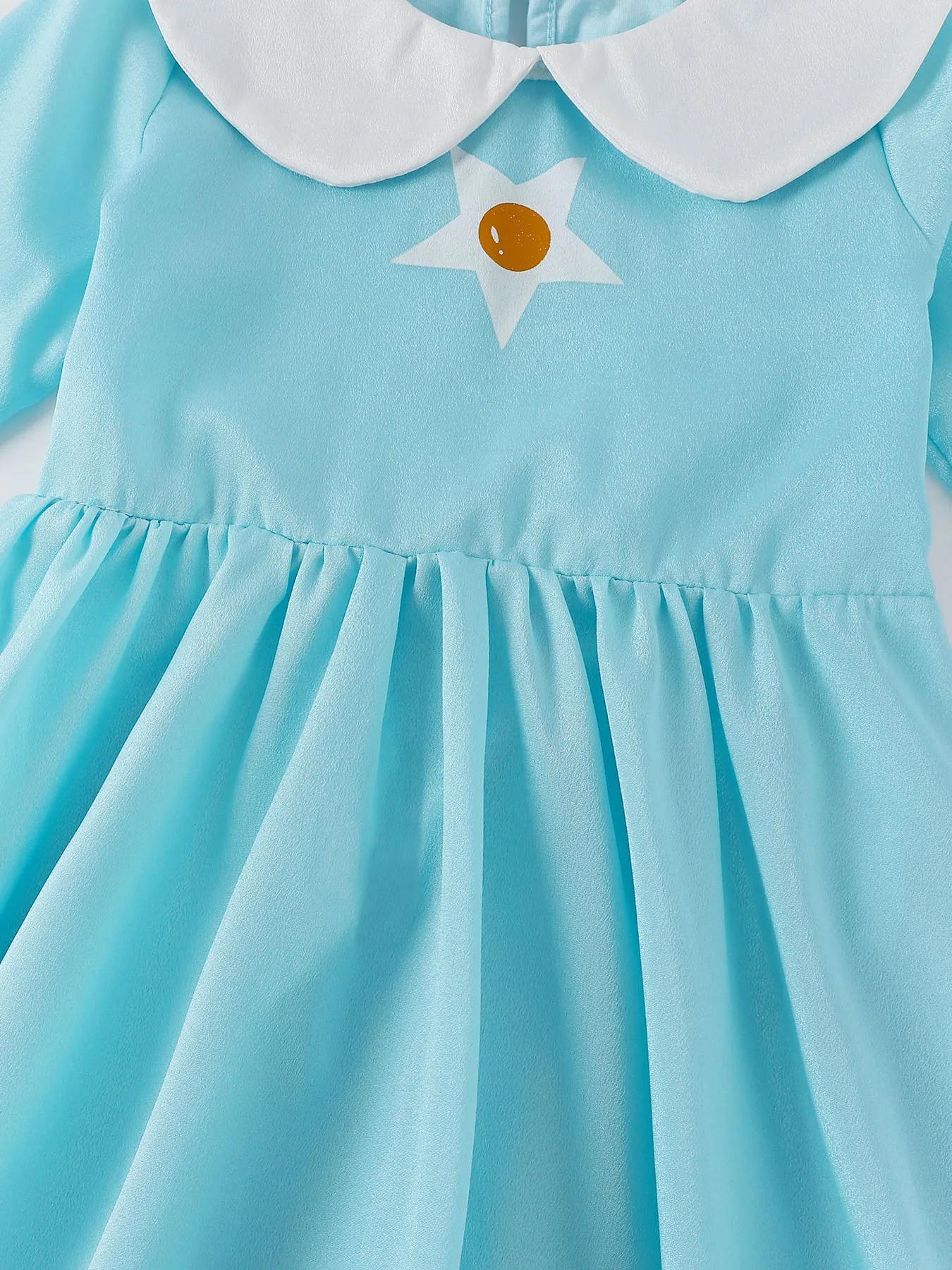 Robe Rosalina Cosplay pêche - Costume carnaval anniversaire enfants tenue paupières destruction