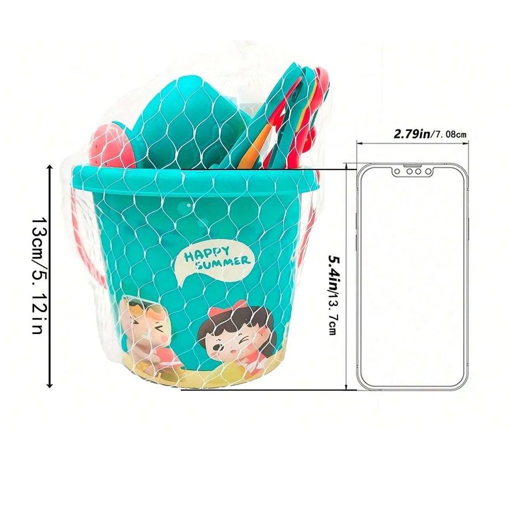 Ensemble de jouets de sable de plage 18 pièces, plastique Durable, ensemble de jeu de plage de pisci