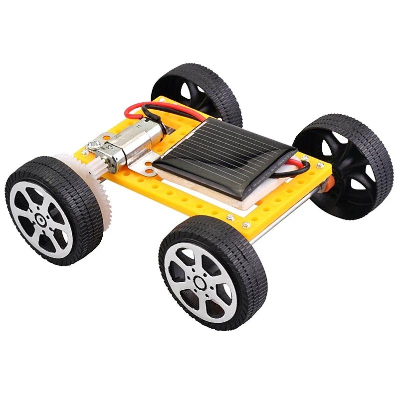 Jouet de voiture solaire pour enfants, Mini Kit de voiture à énergie assemblée, jouets éducatifs STE