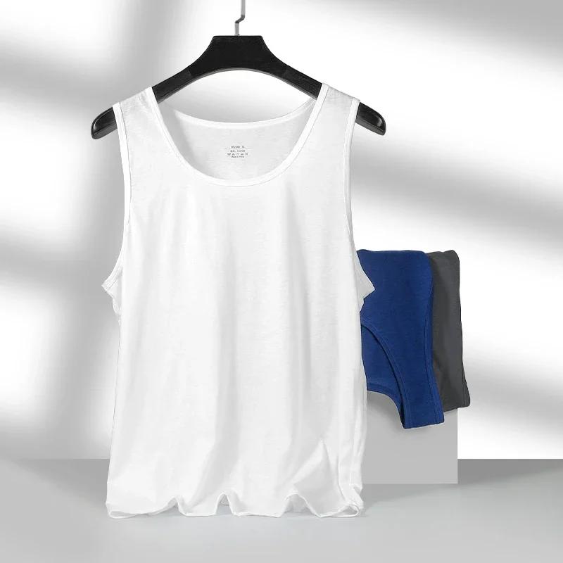 Gilet en pur coton pour hommes, respirant, mince, sport pour jeunes, fondation, hurdle I, ample, été